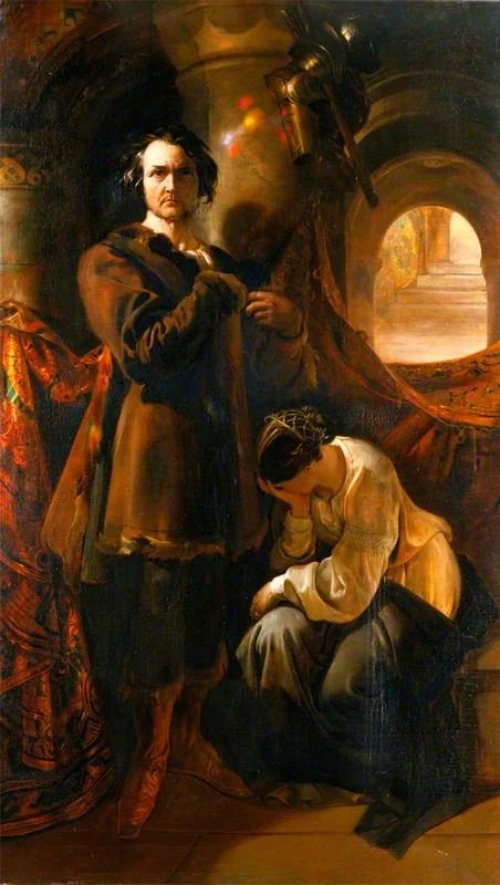 Macready as Werner, by Daniel Maclise, oil, 1849