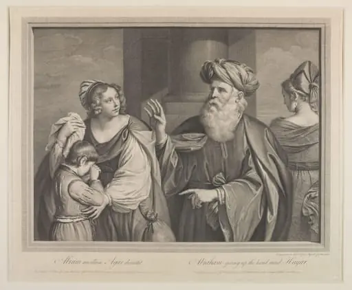 Abraham giving up Hagar