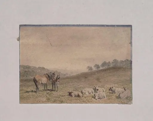 Landscape with Horses and Sheep
