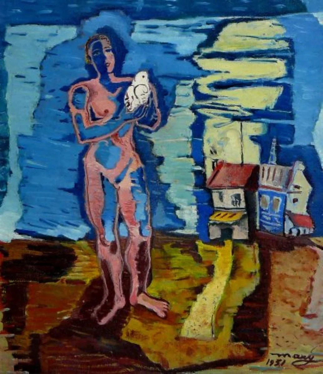Nud în peisaj, by Max Hermann Maxy, unspecified, 1931