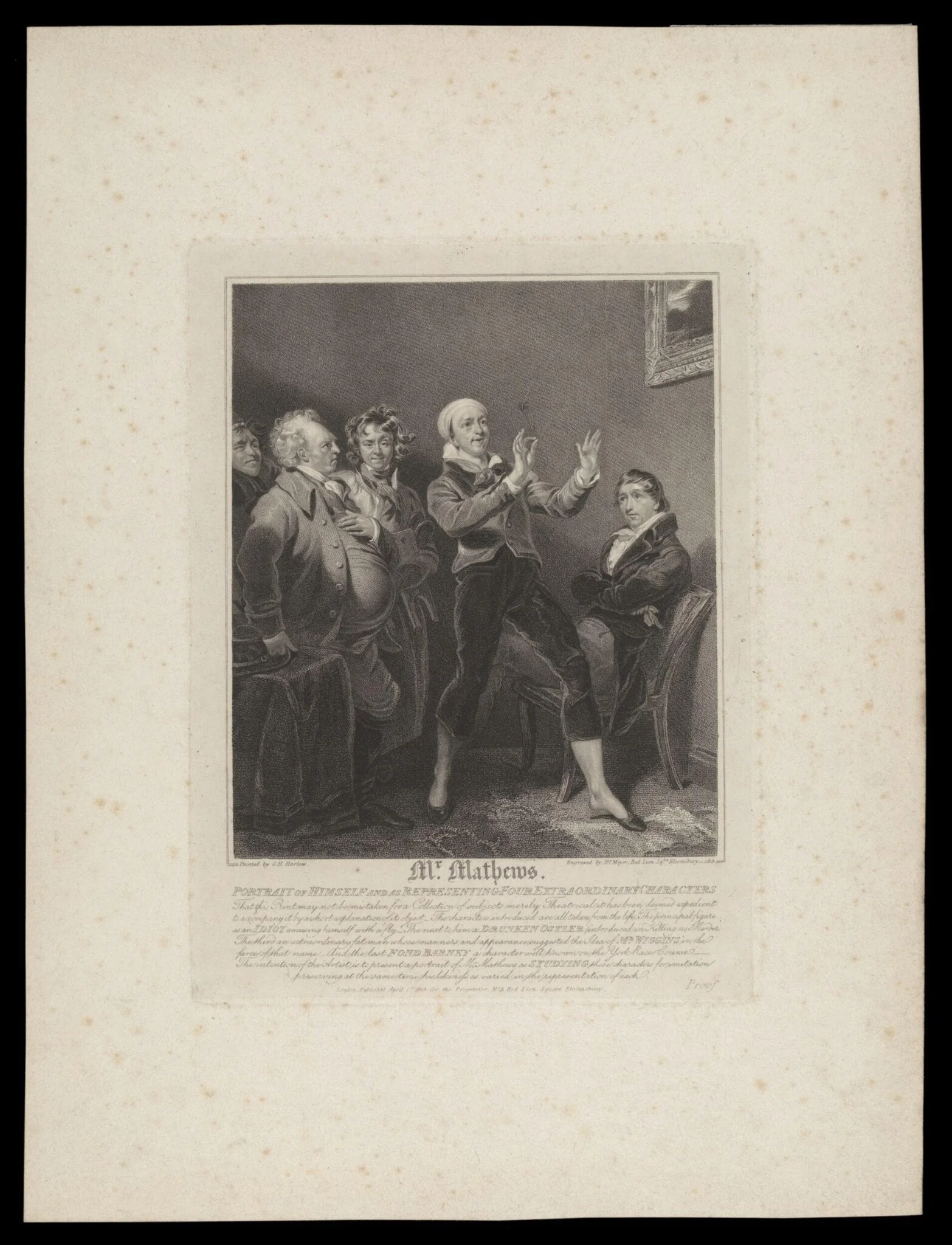 H Beard Print Collection, by George Henry Harlow, 1