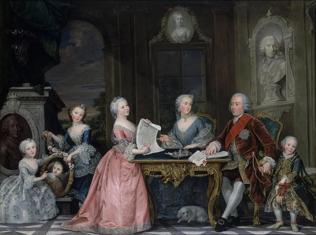Portrait of Ambassador P.G. Chernyshev with Family