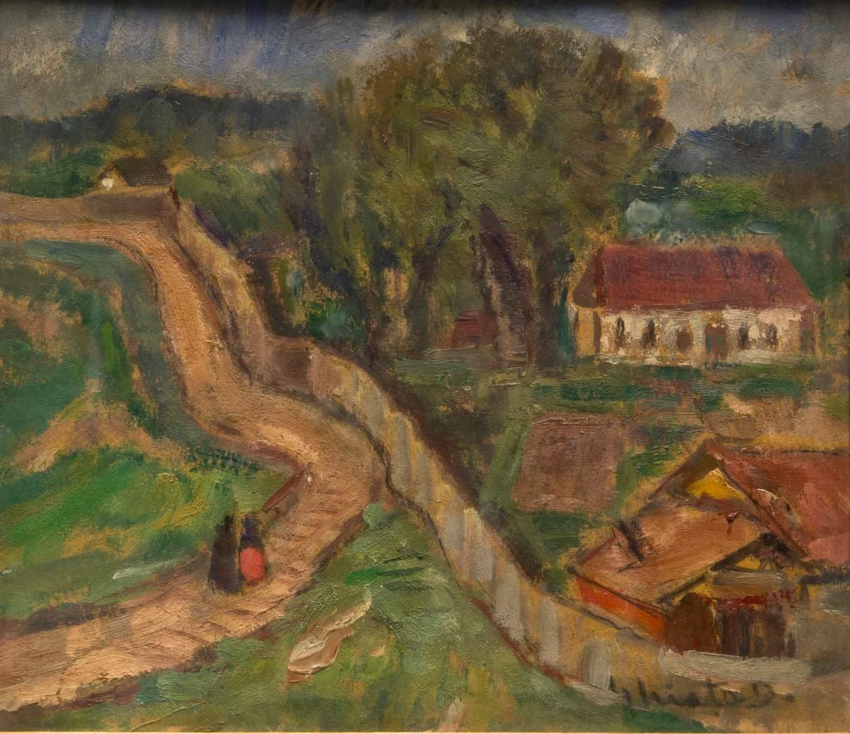 Peisaj, by Dumitru Ghiață, 1938