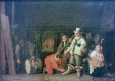 Soldiers in a Guardroom