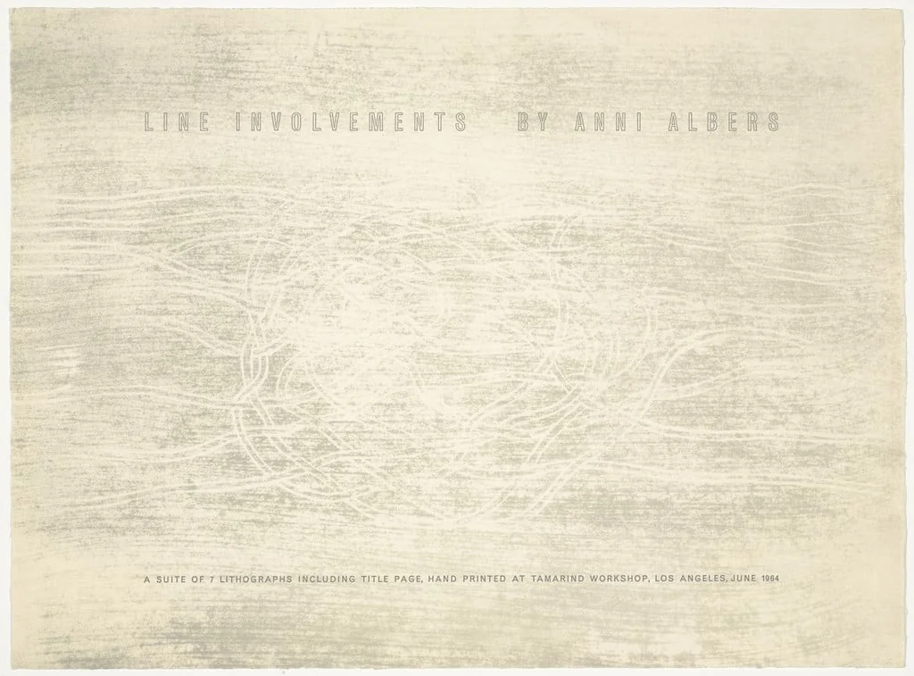 Untitled, by Anni Albers, ink, 1964