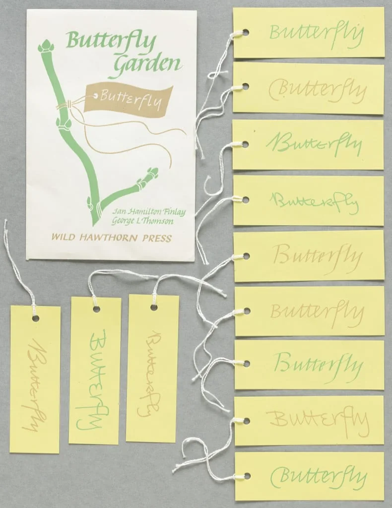 Untitled, by George L. Thomson Ian Hamilton Finlay, 1979