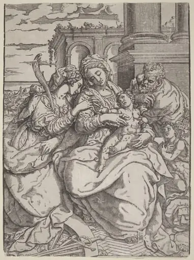 Madonna and Child with Saint Catherine