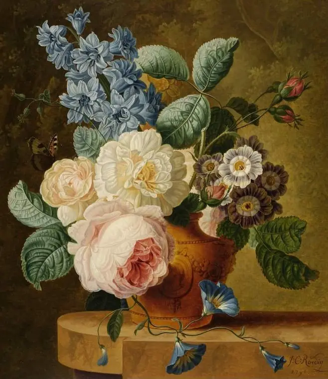 Vase of flowers