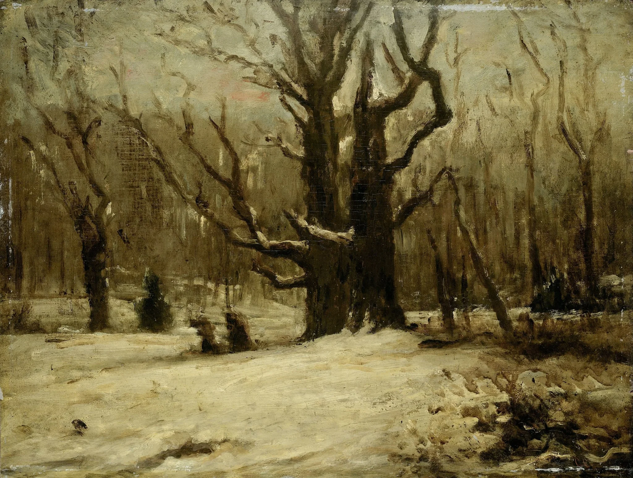 Winter Landscape, by Unknown, unspecified, 1864
