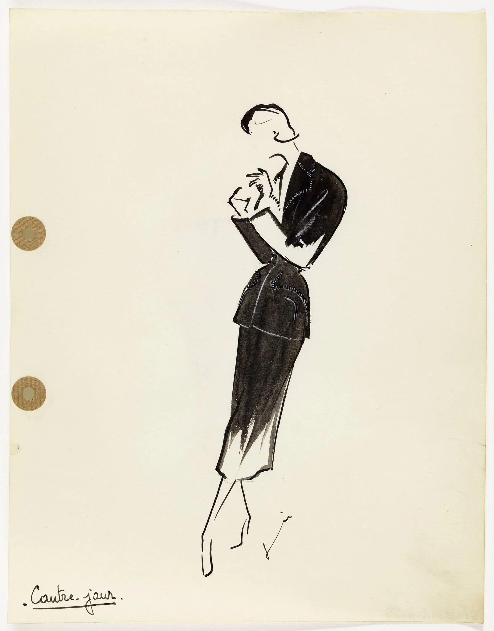 'Contre-jour', by Marie-Louise Carven, 1949