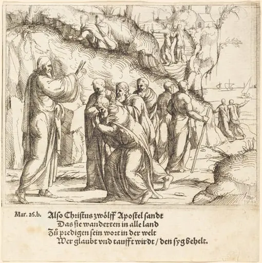 Christ Charges the Apostles of their Mission