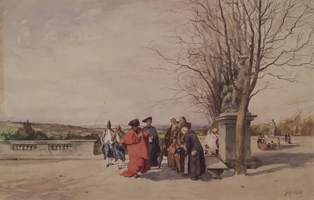 Figures on a Terrace