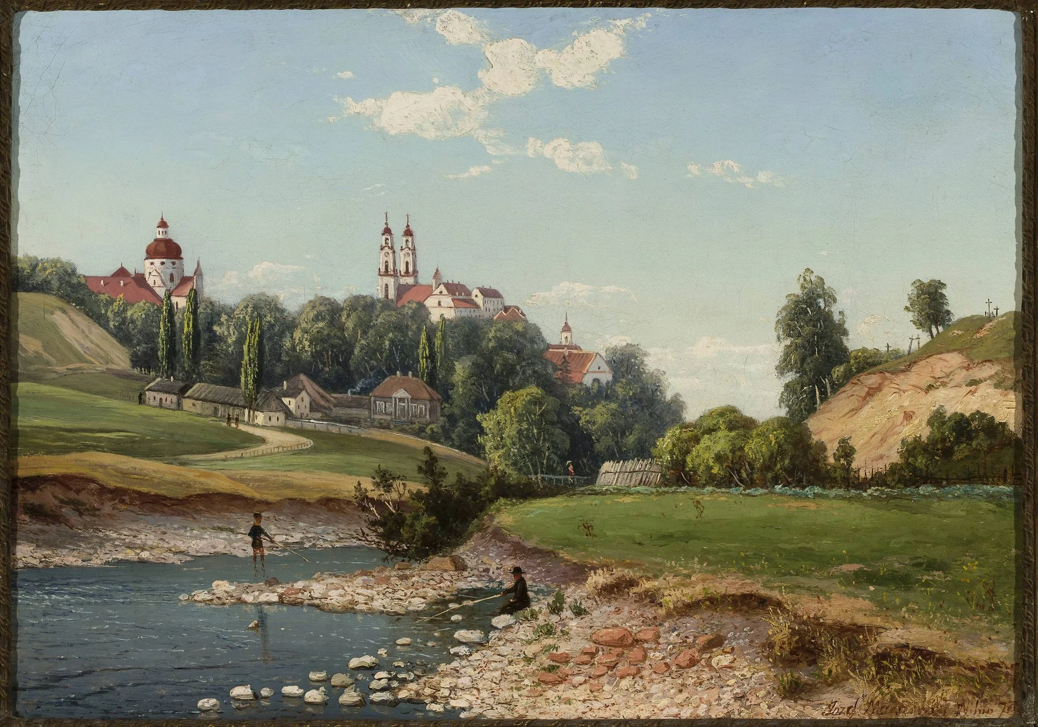 View of the church of Missionaries and Visitation Sisters in Vilnius
