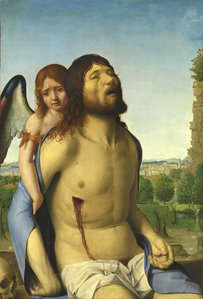The Dead Christ Supported by an Angel