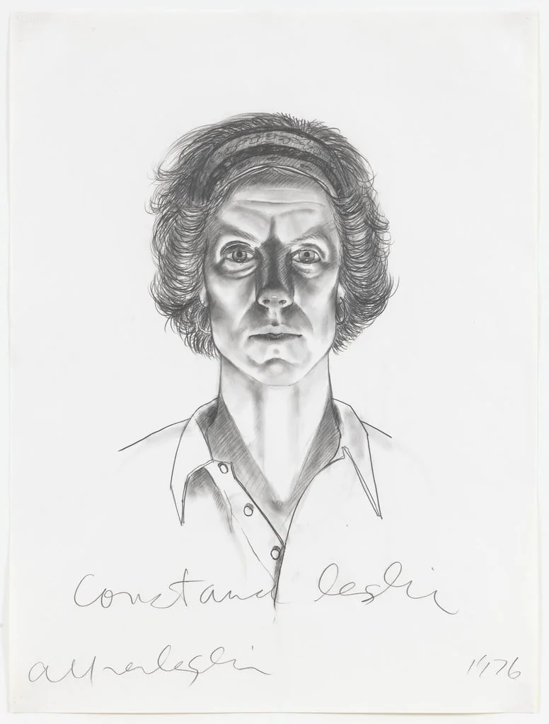 Untitled, by Alfred Leslie, graphite, 1976