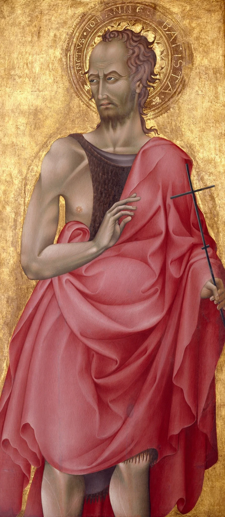 Saint John the Baptist, by Giovanni di Paolo, unspecified, 1437