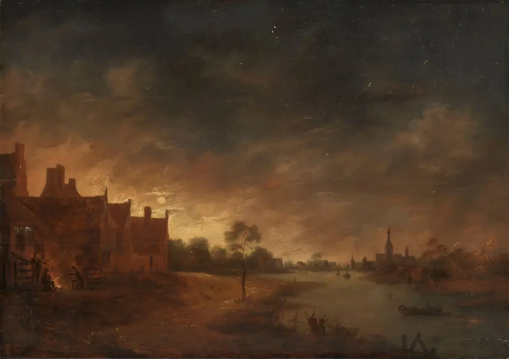 River view by moonlight
