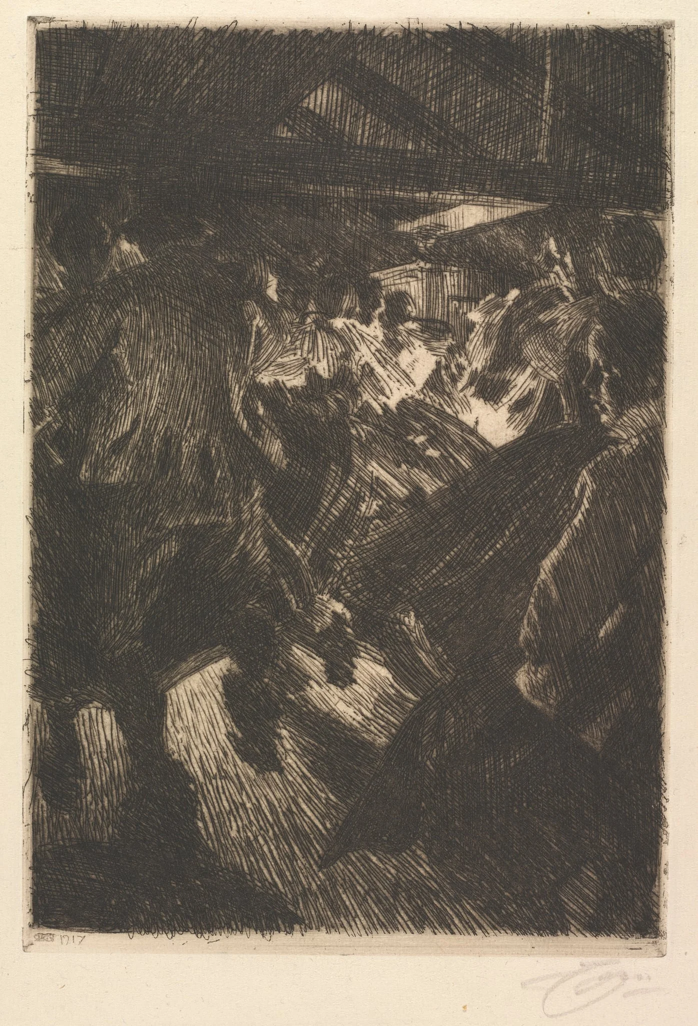 Gopsmor Cottage, by Anders Zorn, 1917