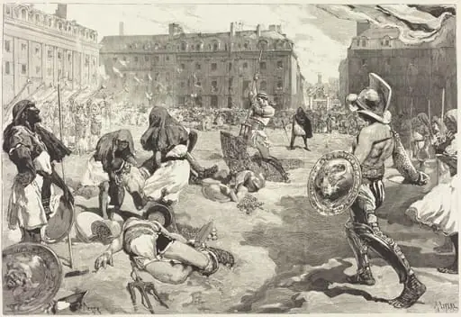 Les Fêtes de Rennes.  La grande Cavalcade Romaine