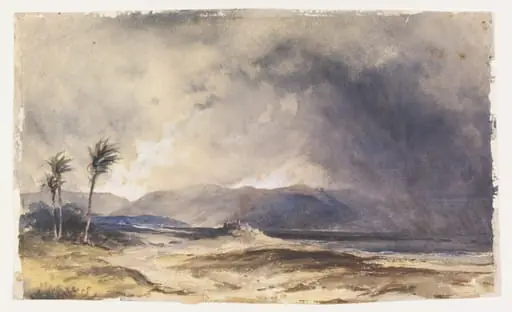 Storm on a N.African [?] coast