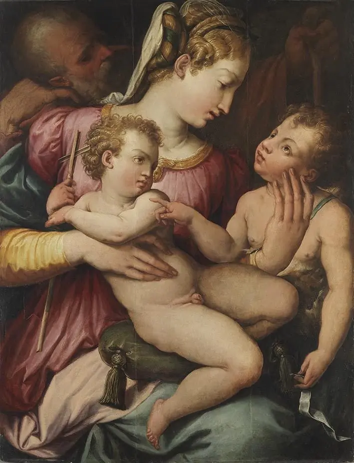 Holy family with little John the Baptist