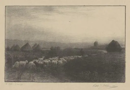 La rentrée du troupeau (The Return of the Flock)