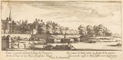 Veue de Larcenal