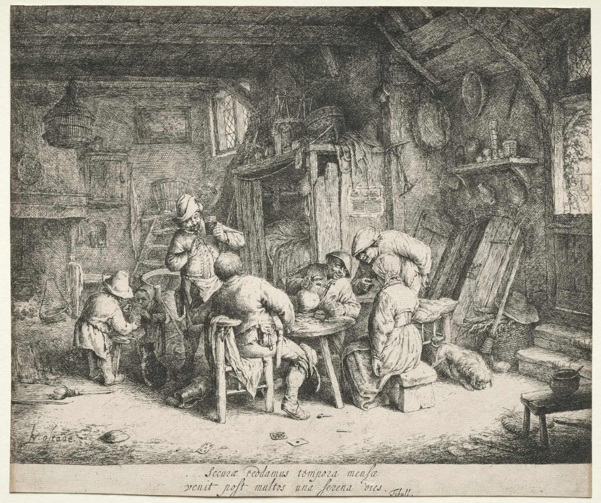 The Breakfast, by Adriaen van Ostade, 1664