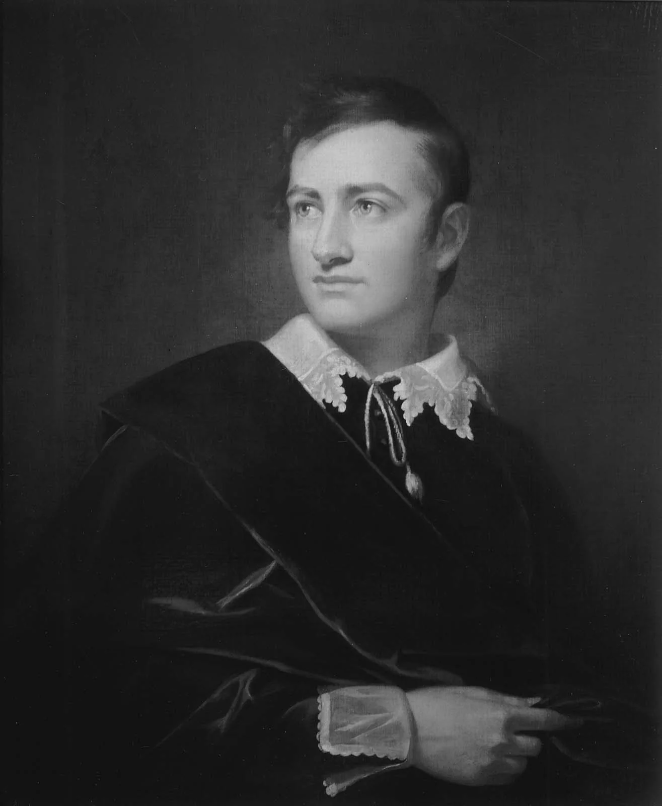 John Howard Payne, by Charles Robert Leslie, oil, 1836
