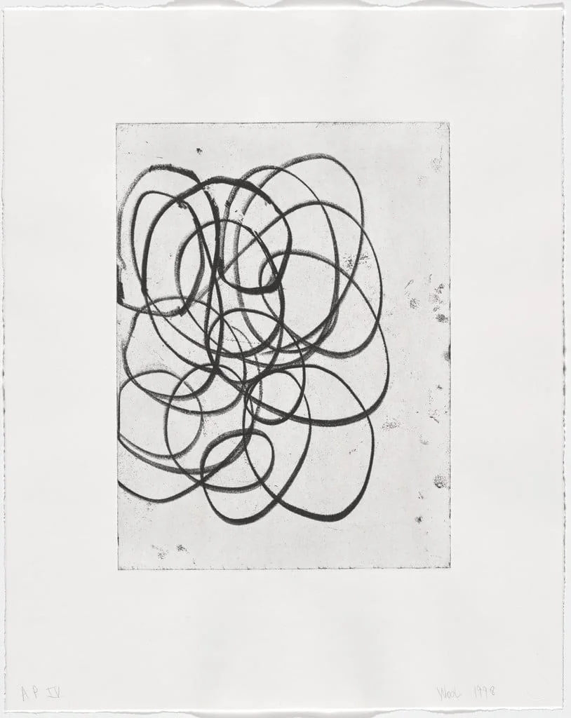 Untitled, by Christopher Wool, ink, 1998
