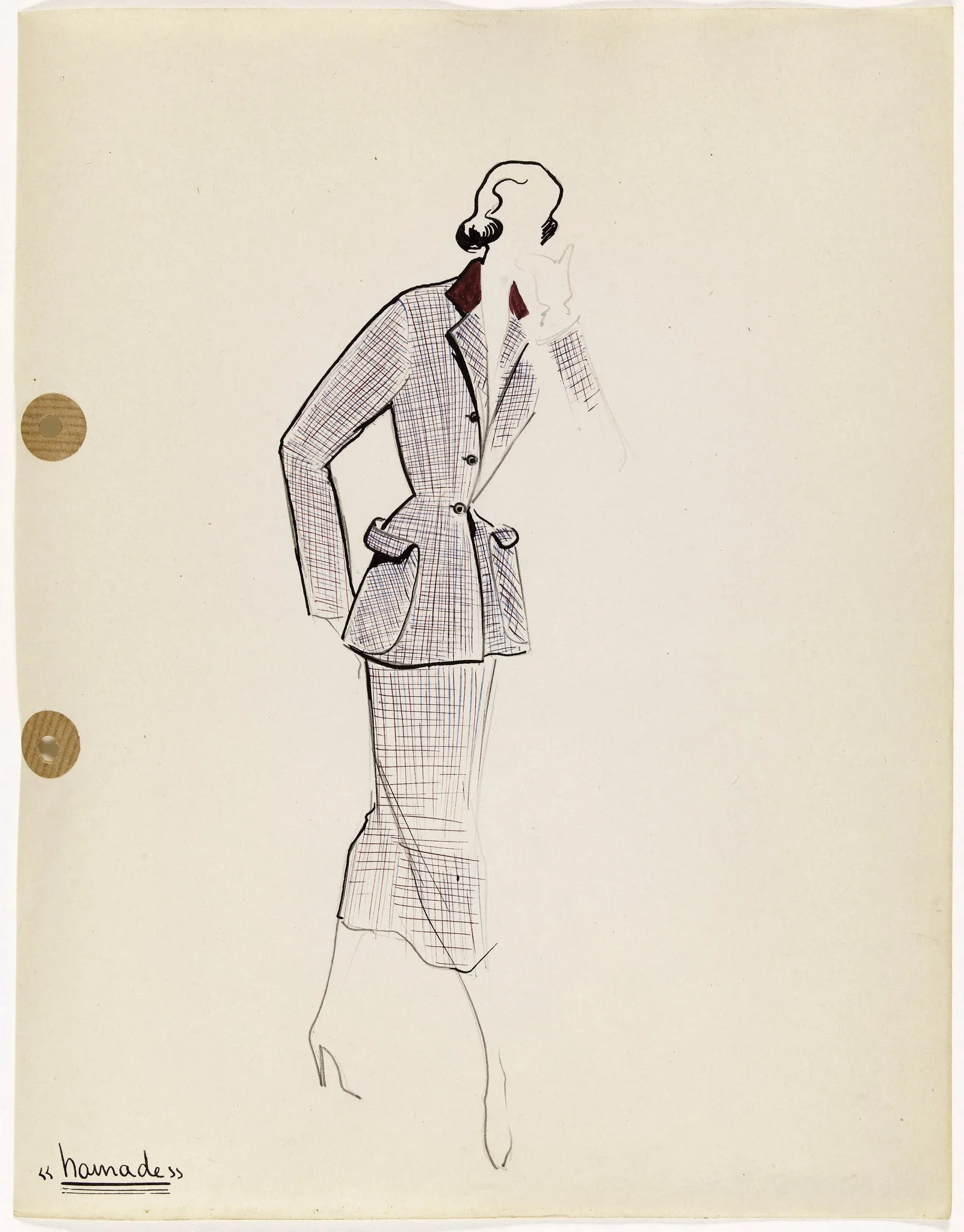 'Nomade', by Carven, 1949