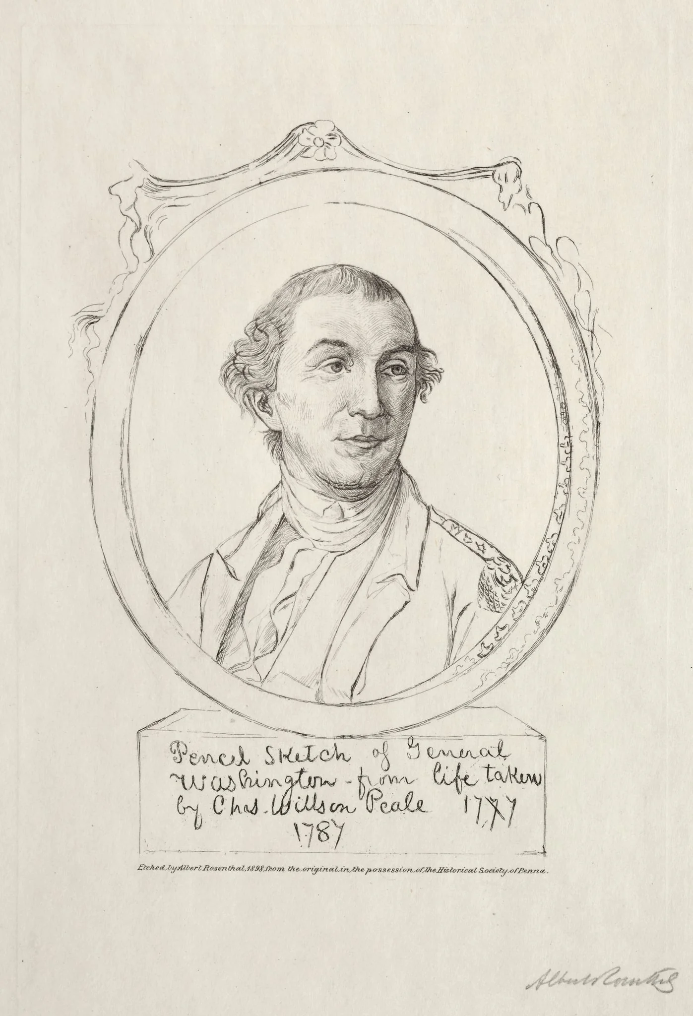 George Washington, by Albert Rosenthal, 1898