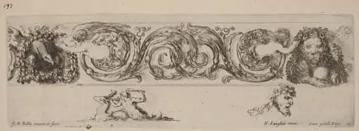 Ornamental Frieze with Eagle and Lion Engarlanded by Children