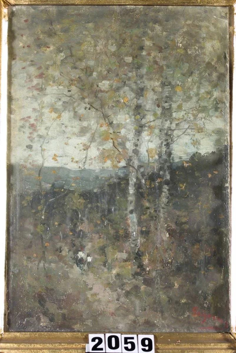 Peisaj de pădure, by Nicolae Grigorescu, 1882