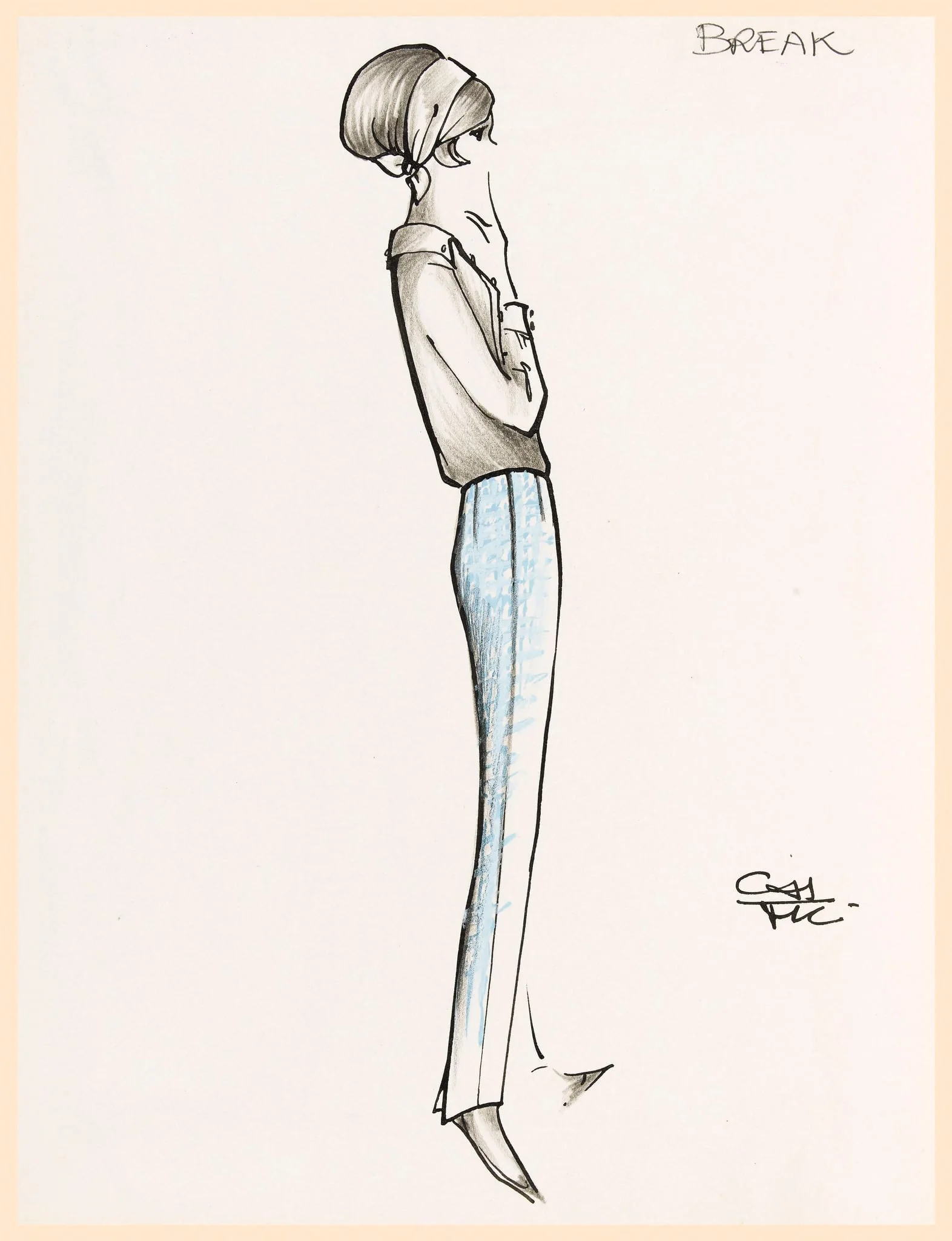 Break, by Carven, 1963