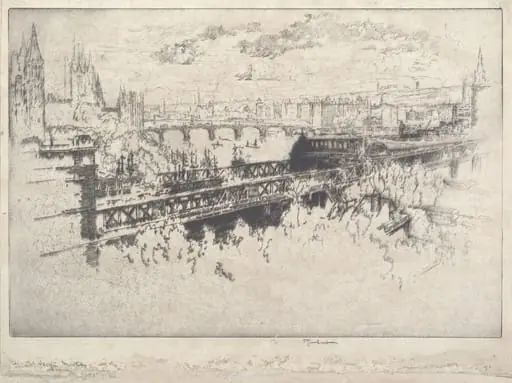 London over Charing Cross Bridge