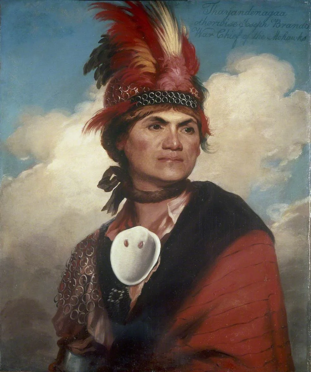 Thayendanegea (Joseph Brant, c.1743–1807), by Gilbert Stuart, oil, 1793