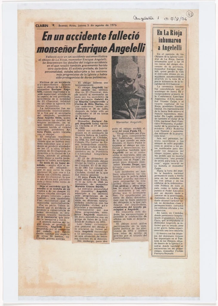 Untitled, by León Ferrari, 1984