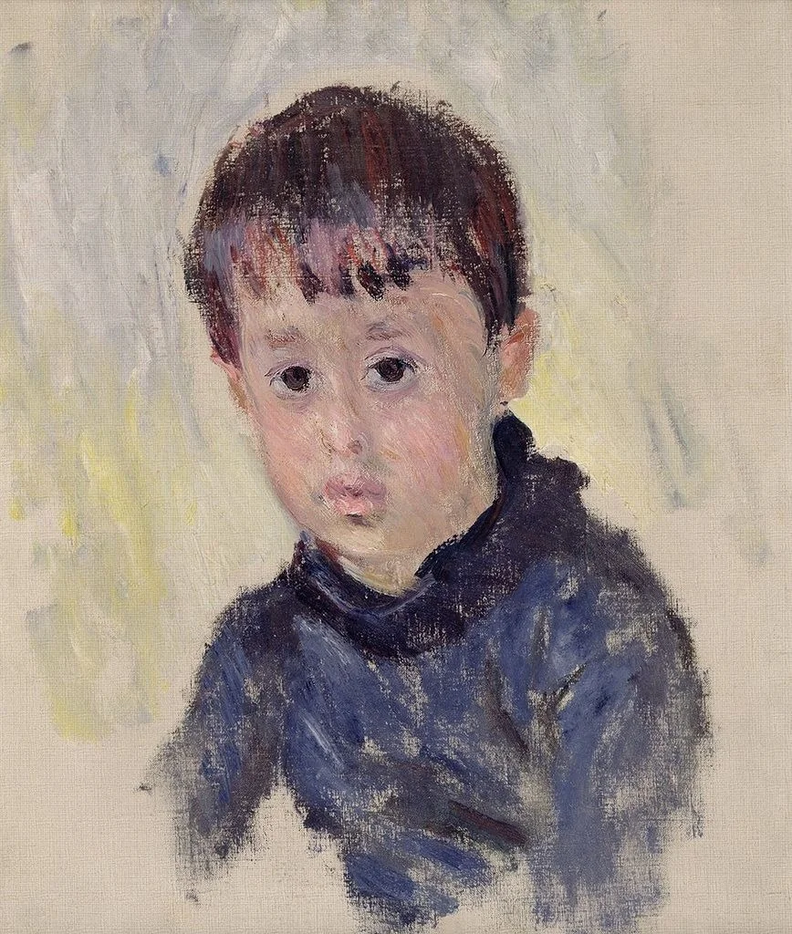 Michel Monet au chandail bleu, by Claude Monet, oil, 1892