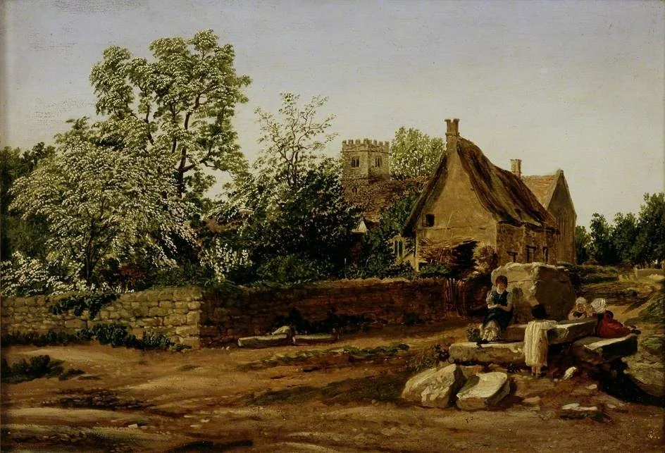 View of Marston, near Oxford, by William Turner, unspecified, 1835