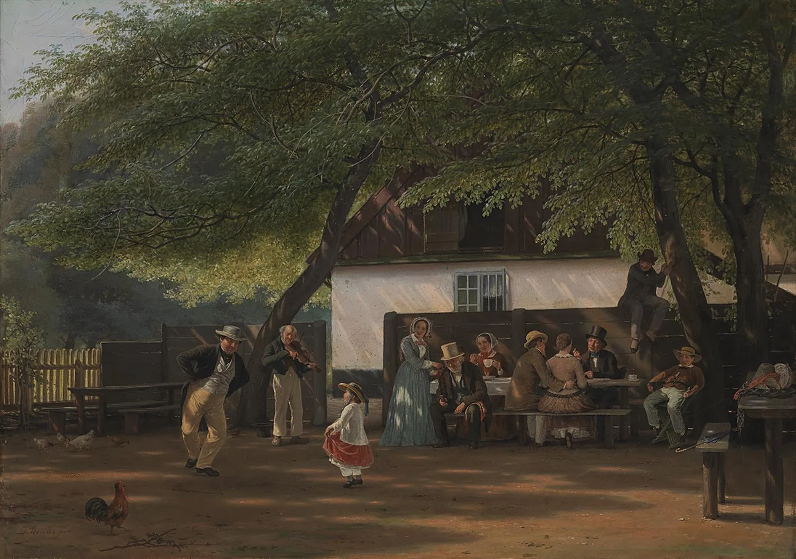 A Coffee Party at a Gamekeeper's House