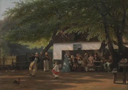 A Coffee Party at a Gamekeeper's House