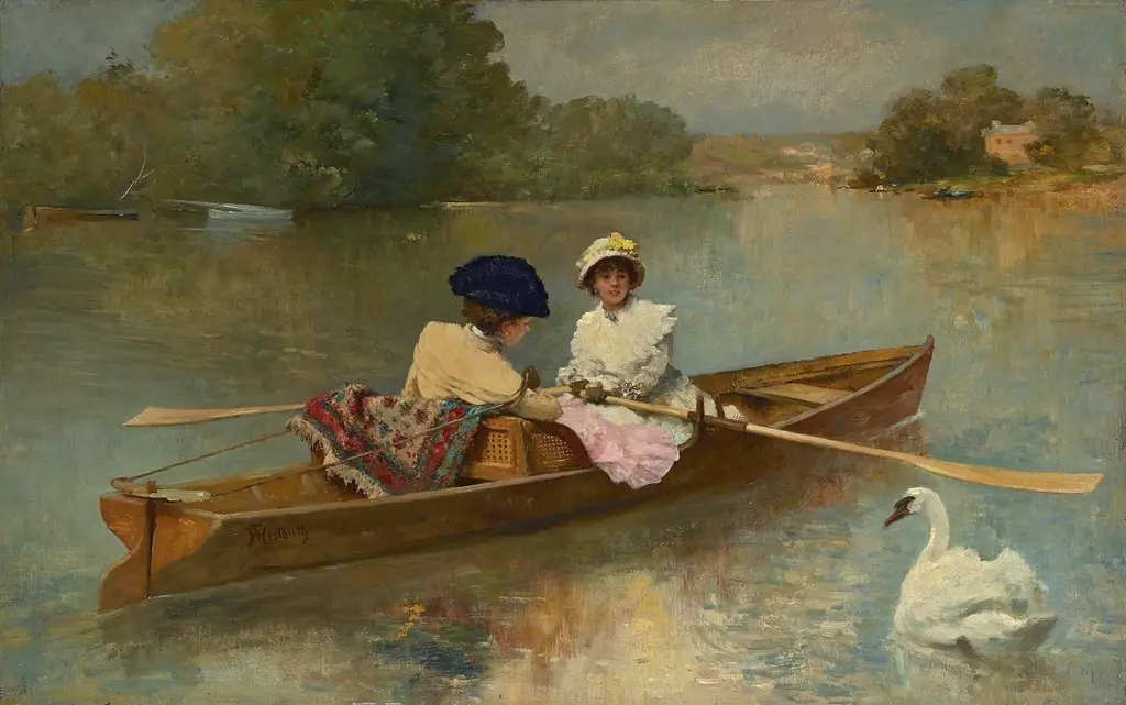 Rowing on the Seine