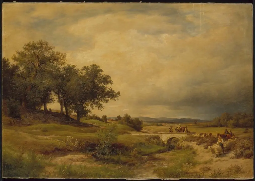 Landscape with Sheep