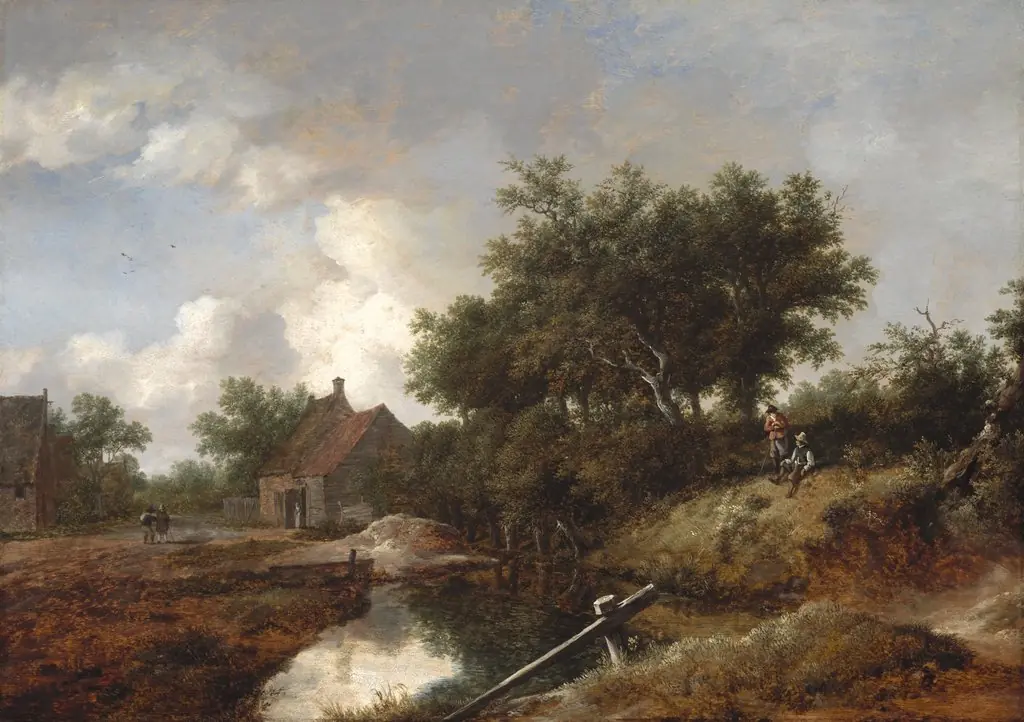 Path Leading to Farms by a Wooded Brook, ca. 1645