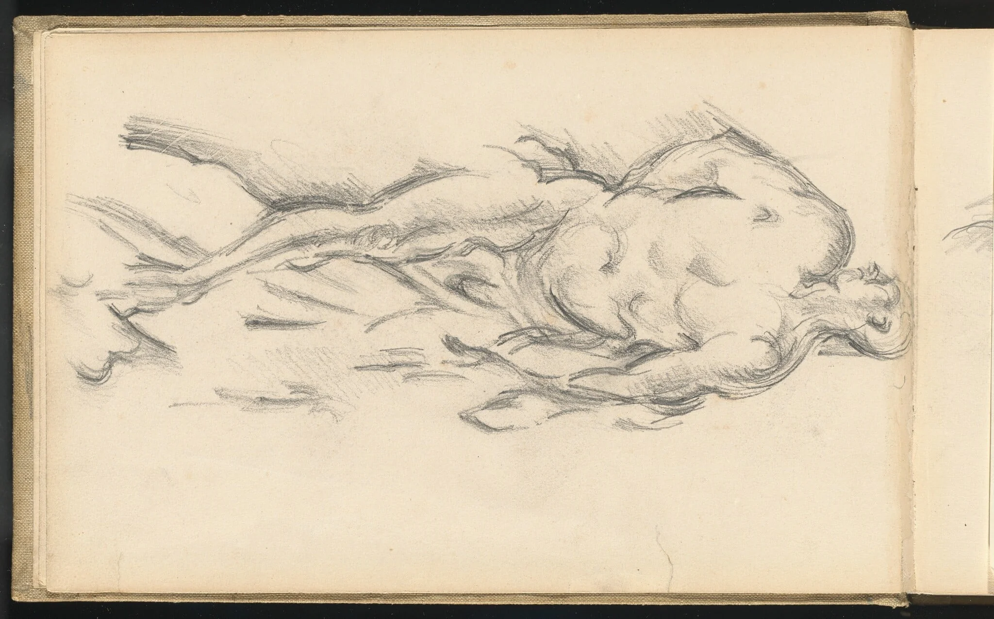 Study of Puget's "Milo of Crotona"