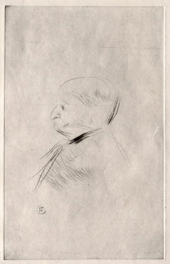 Portrait de M. X., by Henri de Toulouse-Lautrec, 1898