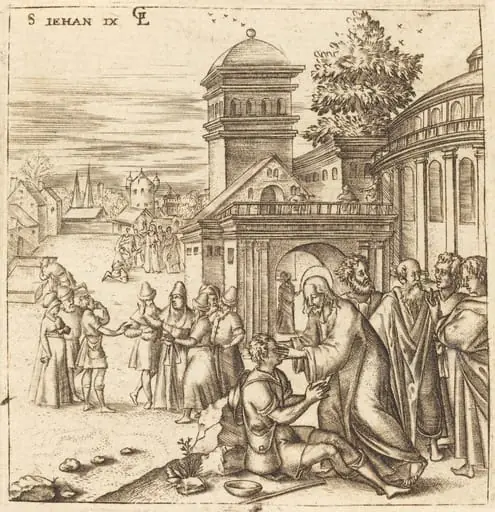 A Man Born Blind Receives Sight