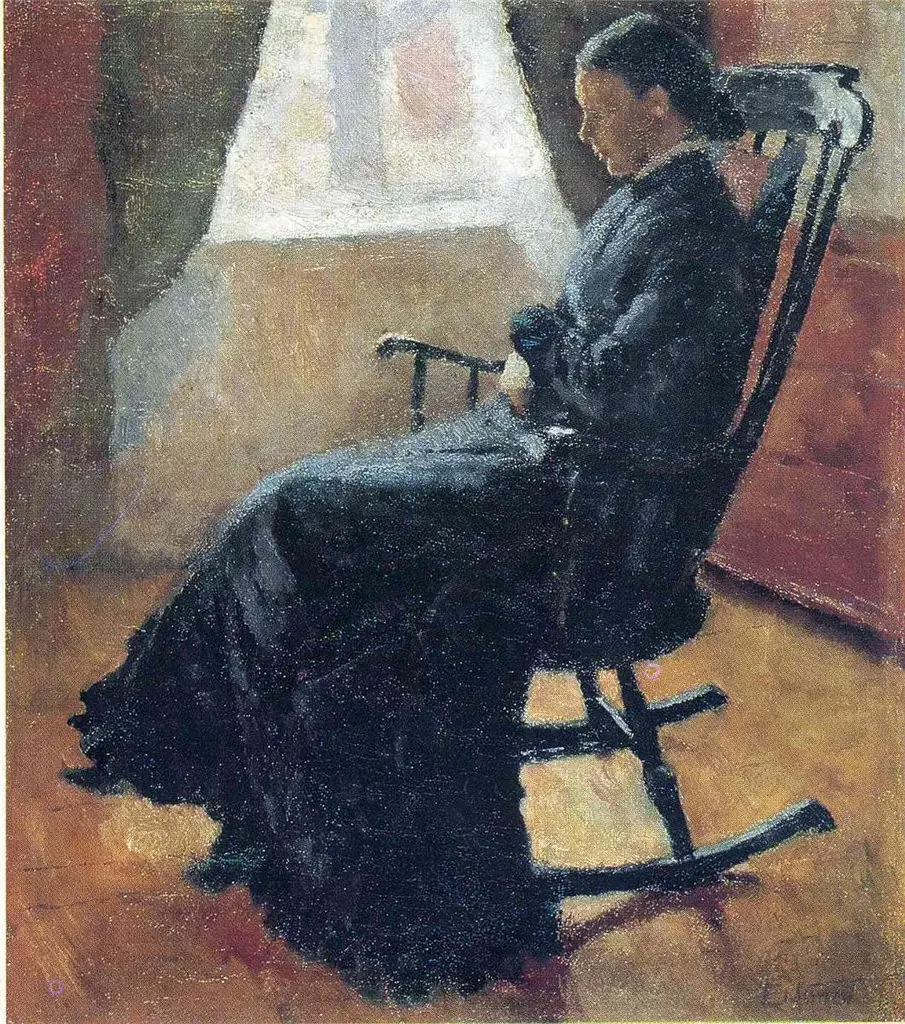 Karen Bjølstad in the Rocking Chair