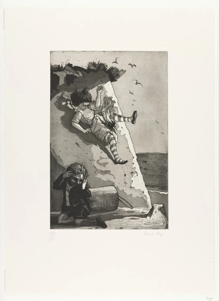 Untitled, by Paula Rego, ink, 1989